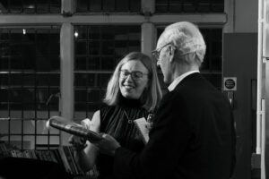 Head of Music Patron Sonia Stevenson and Music Patron Founder Anthony Bolton