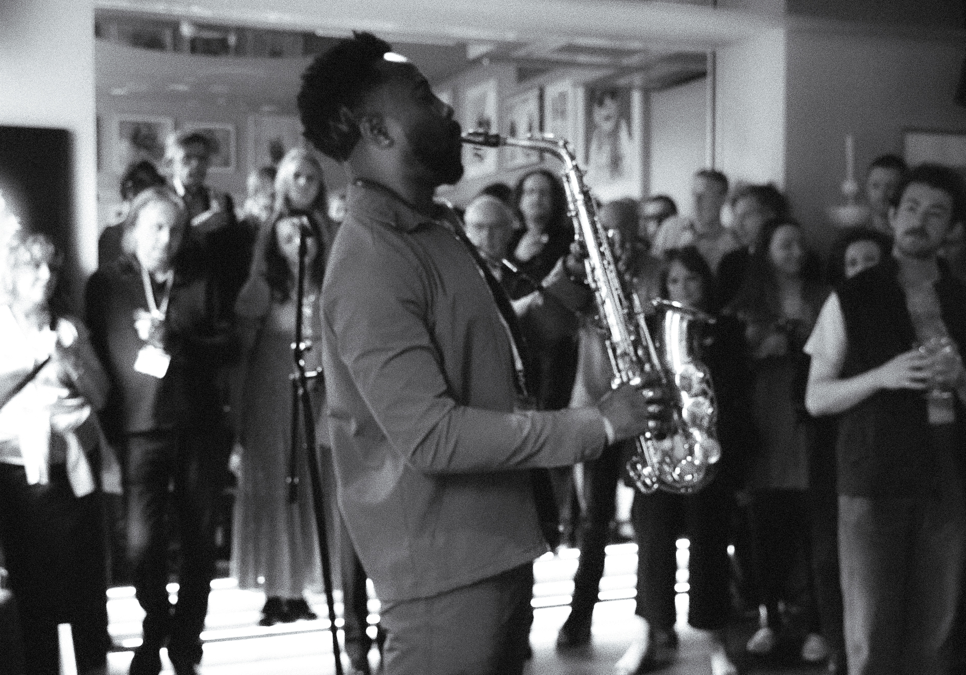 Marcus Joseph performing at Music Patron's official launch